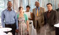 Lance Gross, America Ferrera, Regina King, Forest Whitaker and Carlos Mencia in "Our Family Wedding."