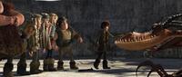 Christopher Mintz-Plasse voices Fishlegs, Kristen Wiig voices Ruffnut, T.J. Miller voices Tuffnut, America Ferrera voices Astrid, Jonah Hill voices Snotlout and Jay Baruchel voices Hiccup in "How to Train Your Dragon."
