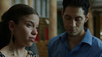 Flor De Liz Perez as Rosa and Leo Minaya as Richie in "The House That Jack Built."