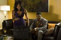 Tasha Smith as Angela and Michael Jai White as Marcus in "Tyler Perry's Why Did I Get Married Too?"