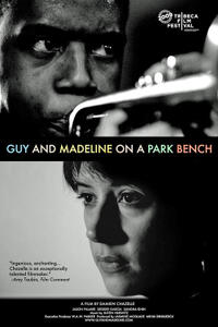 Poster art for "Guy and Madeline on a Park Bench"