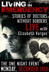 Poster art for "Inside Doctors Without Borders: LIVE with Elizabeth Vargas." 