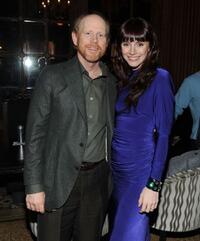 Ron Howard and Bryce Dallas Howard at the after party of the New York premiere of "The Loss of a Teardrop Diamond."