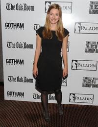 Zoe Perry at the New York premiere of "The Loss of a Teardrop Diamond."