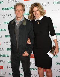 Julian Sands and Susan Traylor at the California premiere of "Greenberg."
