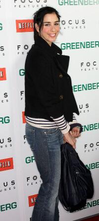 Sarah Silverman at the California premiere of "Greenberg."