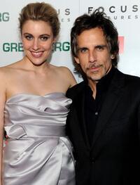 Greta Gerwig and Ben Stiller at the California premiere of "Greenberg."