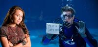 Miley Cyrus and Liam Hemsworth in "The Last Song."