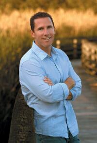 Nicholas Sparks on the set of "The Last Song."
