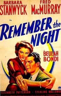 Poster art for "Remember the Night."
