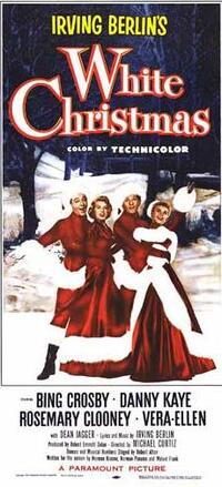 Poster art for "White Christmas."
