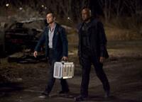 Jude Law as Remy and Forest Whitaker as Jake in "Repo Men."