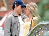 Tom Cruise and Cameron Diaz on the set of "Knight and Day."
