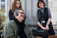 Director Adam McKay on the set of "The Other Guys."