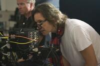 Director Paul Anderson on the set of "Resident Evil: Afterlife."