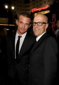 Cam Gigandet and producer Donald De Line at the California premiere of "Burlesque."