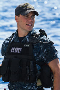 Taylor Kitsch as Hopper in "Battleship."