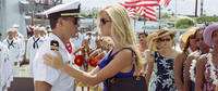 Taylor Kitsch as Hopper and Brooklyn Decker as Sam Shane in "Battleship."