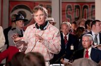 Randall Wallace on the set of "Secretariat."