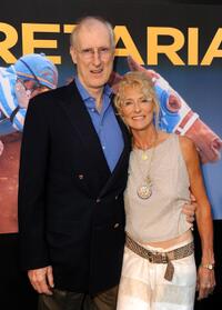 James Cromwell and Guest at the California premiere of "Secretariat."