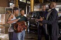 Brandon T. Jackson as Benny, Bow Wow as Kevin Carson, Terry Crews as Jimmy The Driver and Keith David as Sweet Tee in "Lottery Ticket."