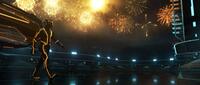A scene from "Tron: Legacy."