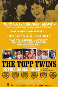 Poster art for "The Topp Twins: Untouchable Girls."
