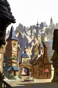 Concept art from "Tangled"