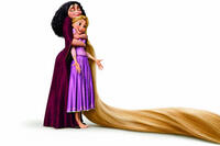 Mother Gothel and Rapunzel in "Tangled"