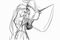 Concept art from "Tangled"