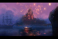 Concept art from "Tangled"