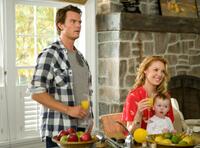 Josh Duhamel as Eric Messer, Katherine Heigl as Holly Berenson and Sophie in "life as We Know It."