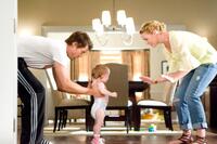 Josh Duhamel as Eric Messer, Sophie and Katherine Heigl as Holly Berenson in "Life as We Know It."