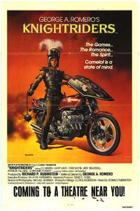 Poster art for "Knightriders."