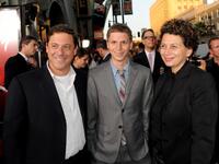 Adam Fogelson, Michael Cera and Donna Langley at the California premiere of "Scott Pilgrim Vs. The World."