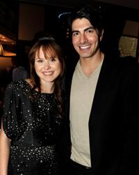 Alison Pill and Brandon Routh at the California premiere of "Scott Pilgrim Vs. The World."