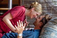 Julia Roberts as Liz Gilbert and Javier Bardem as Felipe in "Eat, Pray, Love."