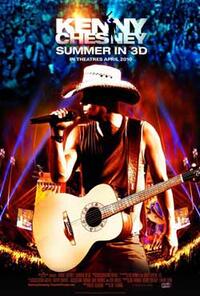 Poster art for "Kenny Chesney: Summer in 3D."