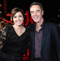 Producer Lindsey Collins and producer Jim Morris at the California premiere of "John Carter."