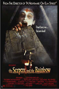 Poster art for "The Serpent and the Rainbow."