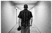 Director Steve Balderson on the set of "Stuck!"