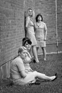 Starina Johnson, Pleasant Gehman, Susan Traylor and Jane Wiedlin in "Stuck!"
