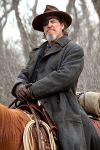 Jeff Bridges as Rooster Cogburn in "True Grit"