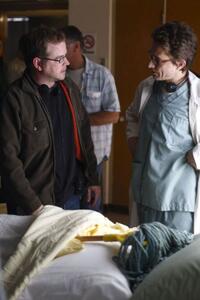 Director of Photography David Greene and director Peter Stebbings on the set of "Defendor."