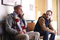 Woody Harrelson as Arthur and Michael Kelly as Paul Carter in "Defendor."