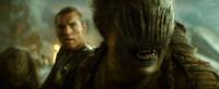 Sam Worthington as Perseus and Stygian witch in "Clash of the Titans."