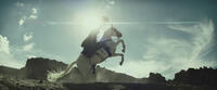 Armie Hammer as The Lone Ranger in "The Lone Ranger."