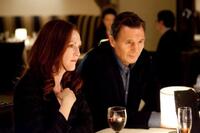 Julianne Moore as Catherine Stewart and Liam Neeson as David Stewart in "Chloe."