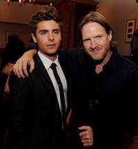 Zac Efron and Donal Logue at the after party of the California premiere of "Charlie St. Cloud."