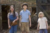Lil Woods, Asa Butterfield and Oscar Steer in "Nanny McPhee Returns."